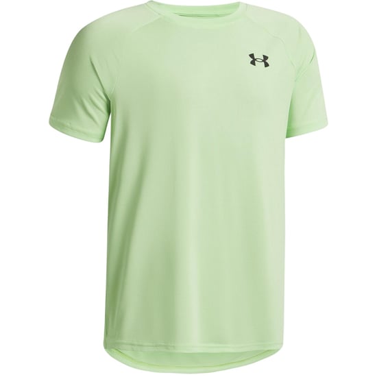 Under Armour Kortärmad T-shirt för pojkar – Tech 2.0 (Lime) - Image 3