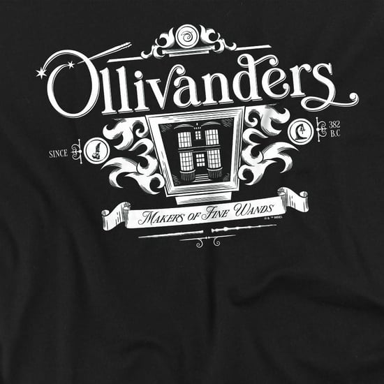 Harry Potter T-shirt met grafische print van Olivanders voor kinderen (Zwart) - Image 3