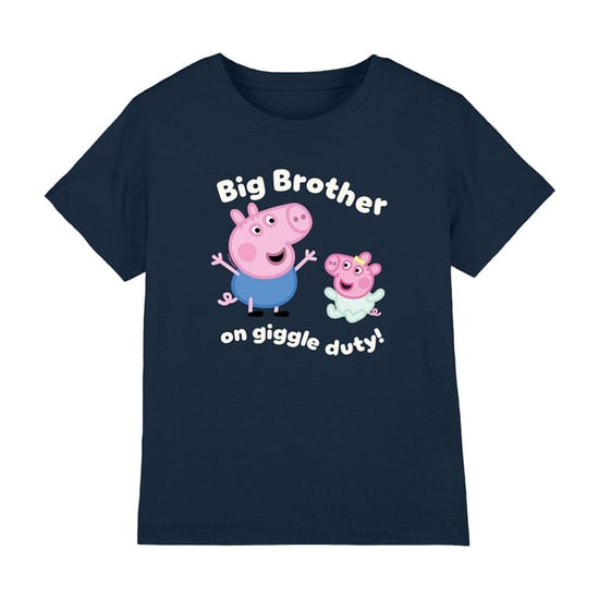 Peppa Pig Giggle Duty T-shirt voor kinderen (Marine) - Image 1