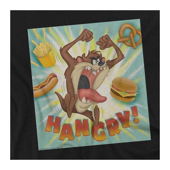 Looney Tunes Hangry Taz-T-shirt voor kinderen (Zwart) - Image 3