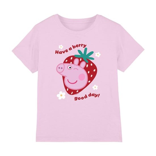 Peppa Pig Kinderen/Kinderen Good Day Berry T-Shirt (Roze) - Image 1