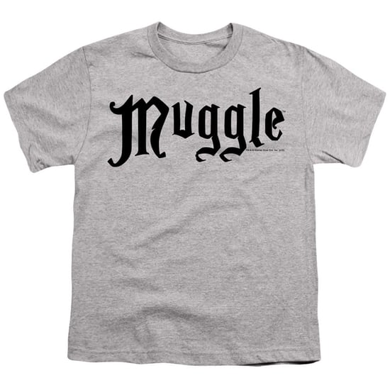 Harry Potter T-shirt voor kinderen met ‘Muggle’-print, van ringspun-katoen (Atletische Heide) - Image 2