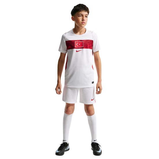 Nike Voetbalshirt voor kinderen, Turkije 2026 (Wit/rood) - Image 1