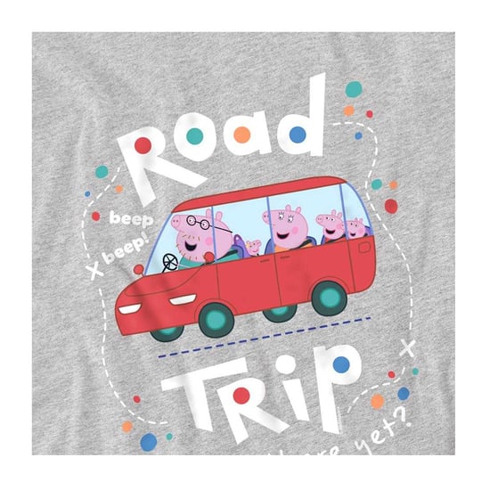 Peppa Pig Peppa Pig-T-shirt voor kinderen voor onderweg (Atletische Heide) - Image 3