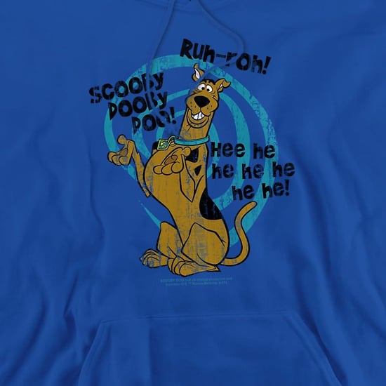 Scooby Doo Unisex-hoodie met quote voor volwassenen (Royaal Blauw) - Image 3