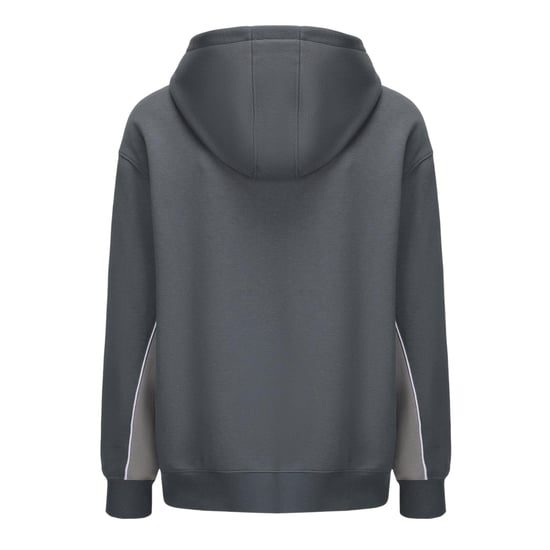 Slazenger Hoodie met trekkoord en kleurblokken voor heren (Leisteen) - Image 3