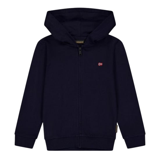 Napapijri Childrens/Kids Full Zip Hoodie (Marine Blue) - Image 1