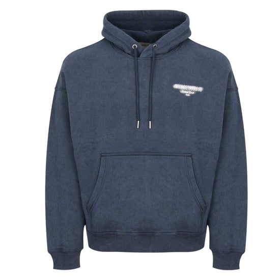 Jack Wills Mens Script Long-Sleeved Hoodie (Navy) - Image 1