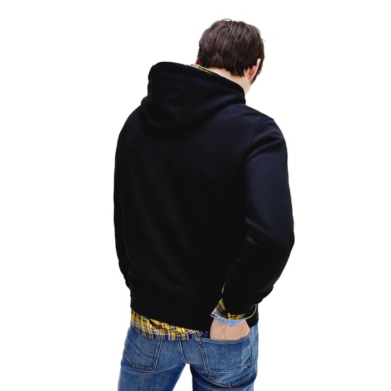 Tommy Hilfiger Herenlogo Hoodie (Zwart) - Image 4