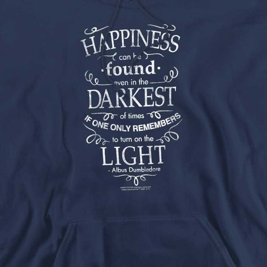 Harry Potter Unisex-hoodie voor volwassenen met de tekst ‘Happiness Can Be Found’ (Marine) - Image 3