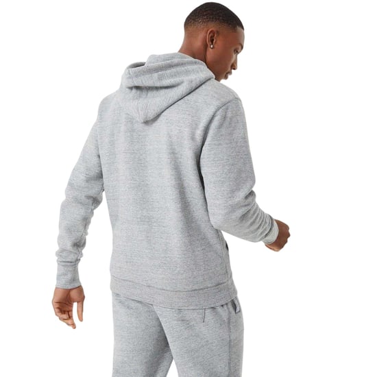 Jack Wills Mens Pinebrook Graphic Full Zip Hoodie (Grey Marl) - Image 3