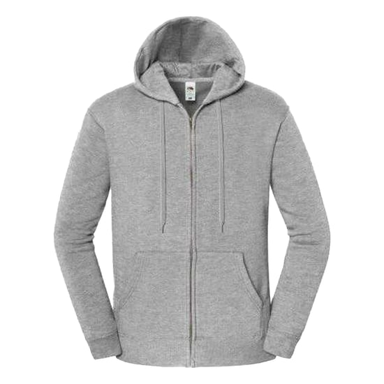Fruit of the Loom Unisex Adult Iconic Premium Full Zip Hoodie (Athletic Heather) - Image 1