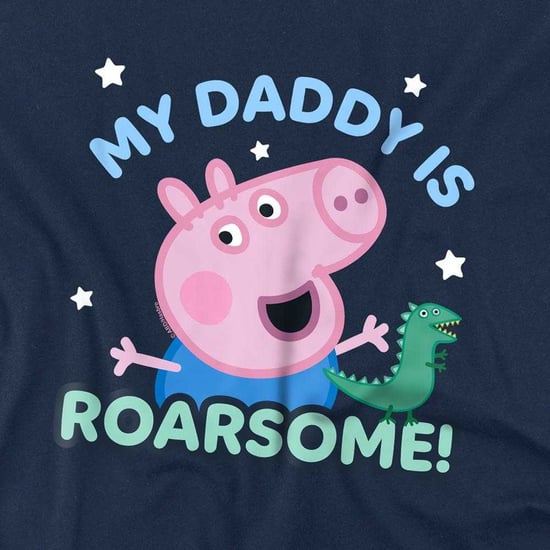 Peppa Pig Kinderen/Kinderen Roarsome Papa George Varken T-Shirt (Marine) - Image 3