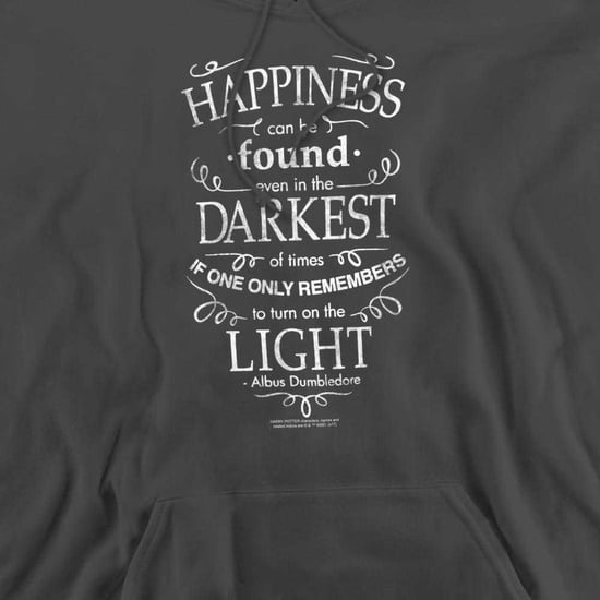 Harry Potter Unisex-hoodie voor volwassenen met de tekst ‘Happiness Can Be Found’ (Houtskool) - Image 3