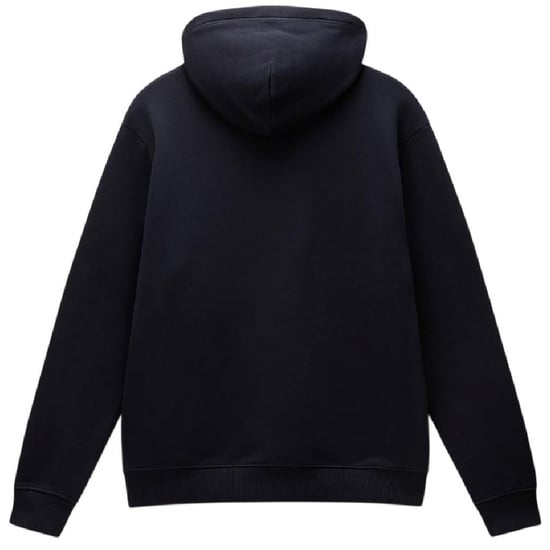 Napapijri Heren-hoodie van katoen met boxlogo en losse pasvorm (Zwart) - Image 2