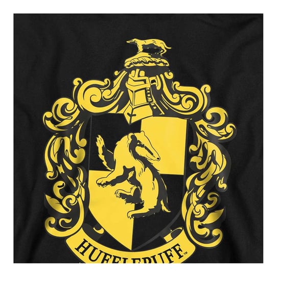 Harry Potter Hufflepuff-hoodie met wapen voor kinderen/jongeren (Zwart) - Image 3