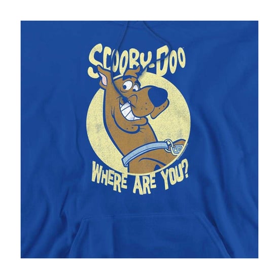 Scooby Doo Unisex-hoodie voor volwassenen met de tekst ‘Where Are You?’ (Royaal Blauw) - Image 3