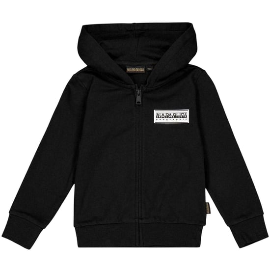 Napapijri Childrens/Kids Chamois Full Zip Hoodie (Black) - Image 1