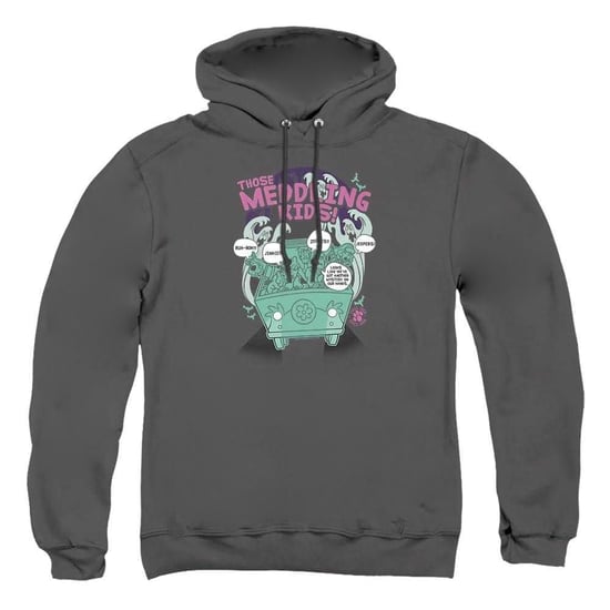 Scooby Doo Unisex-hoodie voor volwassenen ‘Meddling Since 1969’ (Houtskool) - Image 1