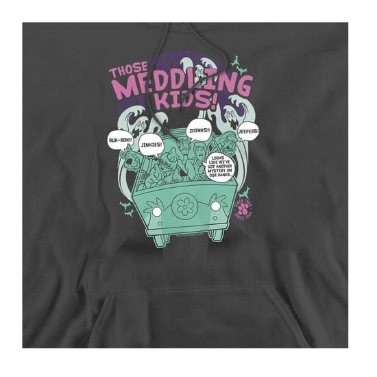 Scooby Doo Unisex-hoodie voor volwassenen ‘Meddling Since 1969’ (Houtskool) - Image 3