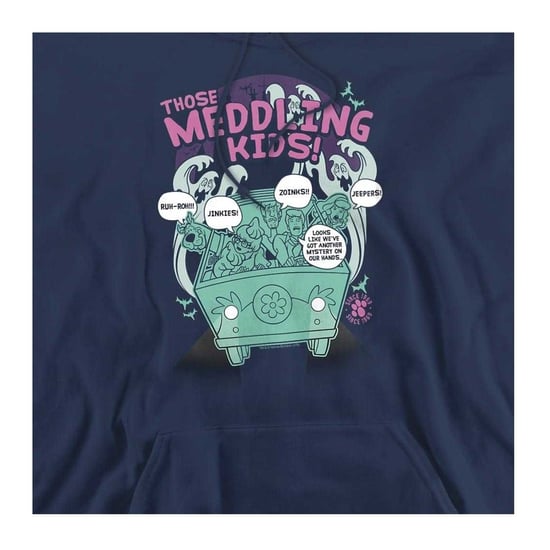 Scooby Doo Unisex-hoodie voor volwassenen ‘Meddling Since 1969’ (Marine) - Image 3