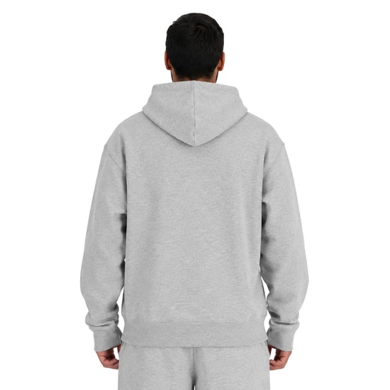 New Balance Mens Regular Long-Sleeved Hoodie (Grey) - Image 2