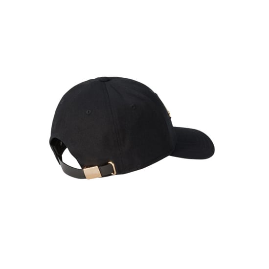 Moose Knuckles Mens Gold Logo Icon Cap Black - Image 3