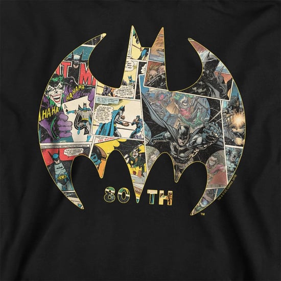 Batman Kinderen/Kids Shield 80th-trui met capuchon (Zwart) - Image 3