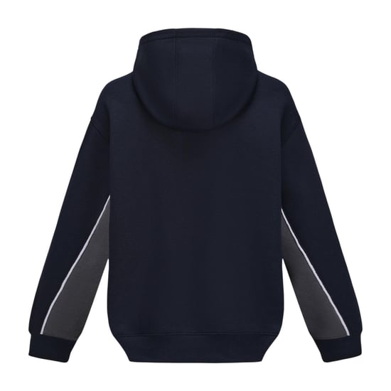 Slazenger Hoodie met trekkoord en kleurblokken voor heren (Marine) - Image 3