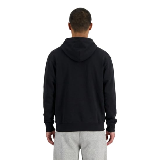 New Balance Mens Regular Long-Sleeved Hoodie (Black) - Image 2
