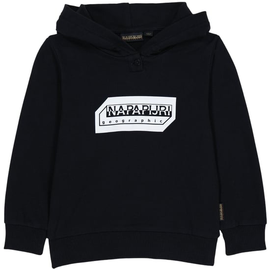 Napapijri Childrens/Kids Kitik Drawstring Hoodie (Black) - Image 2