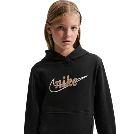 Nike Childrens/Kids NSW Fleece Classic Hoodie (Black) - Image 3