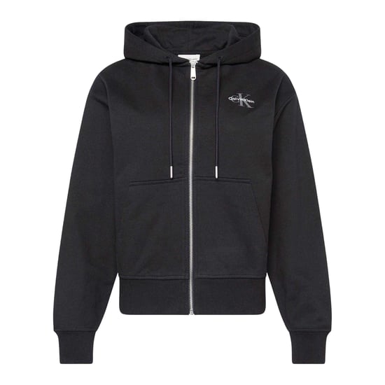 Calvin Klein Womens/Ladies Full Zip Hoodie (Black) - Image 2