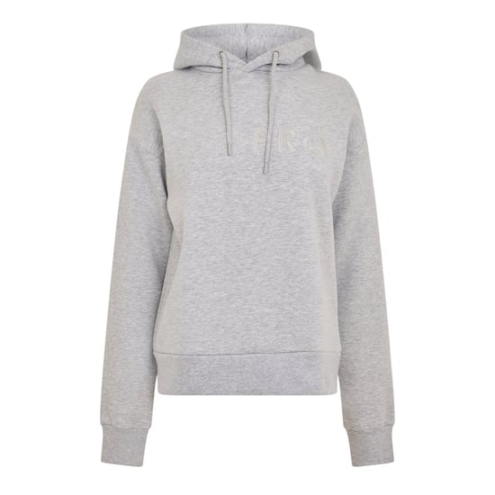 USA Pro Womens/Ladies Logo Marl Classic Drawstring Hoodie (Grey Marl) - Image 2