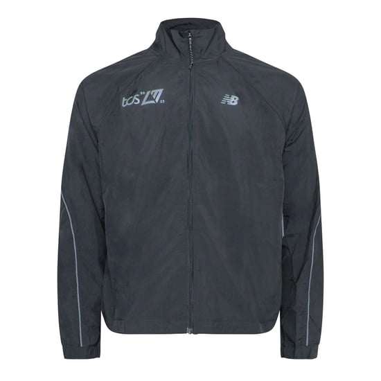 New Balance Hardloop-T-shirt voor dames – London Edition (Zwart) - Image 1