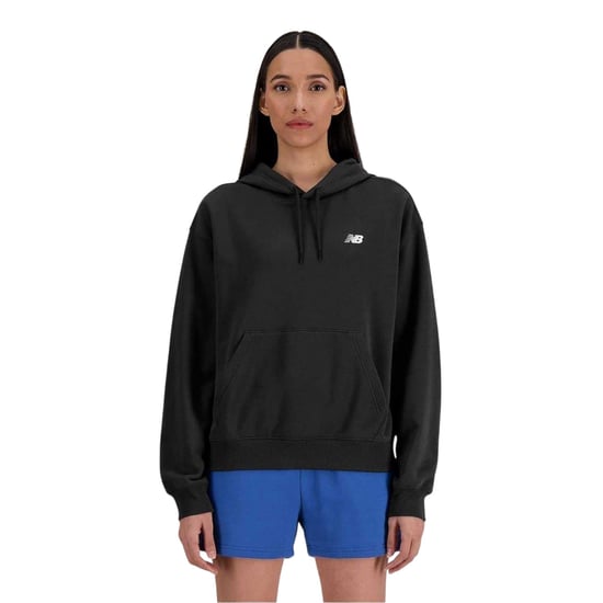 New Balance Dames/Dames French Terry Hoodie (Zwart) - Image 1