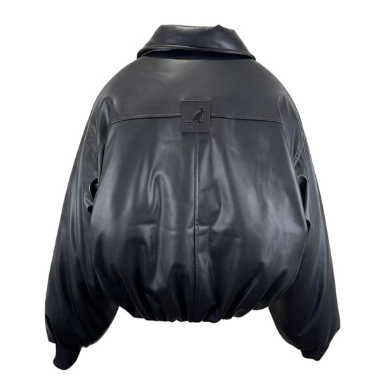 Kangol Womens/Ladies Plain Ribbed Cuff Bomber Jacket (Black) - Image 2