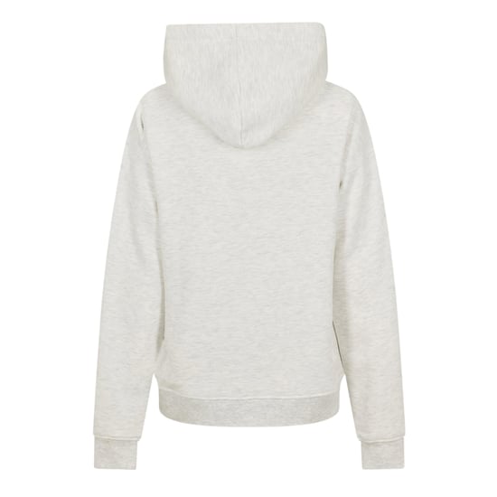 USA Pro Womens/Ladies Logo Marl Classic Drawstring Hoodie (Ice Grey) - Image 3