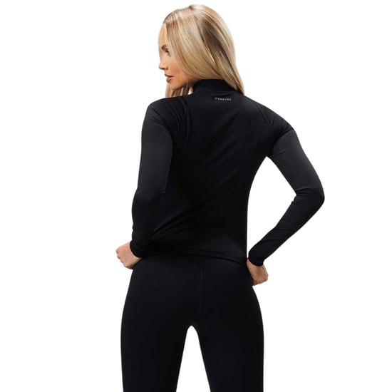 Gym King Womens/Ladies Heathered Full Zip Raglan Jacket (Black) - Image 3