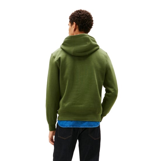 Tommy Hilfiger Mens Logo Hoodie (Pine Green) - Image 4