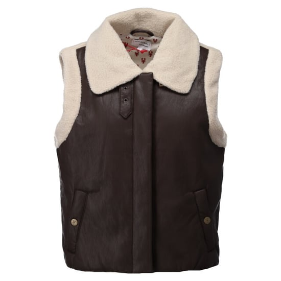 K-Design Bodywarmer d752l-chocolate brown - Image 1