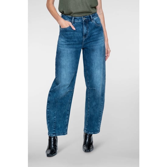 Geisha 61803-10 827 jeans barrel mid blue denim - Image 1