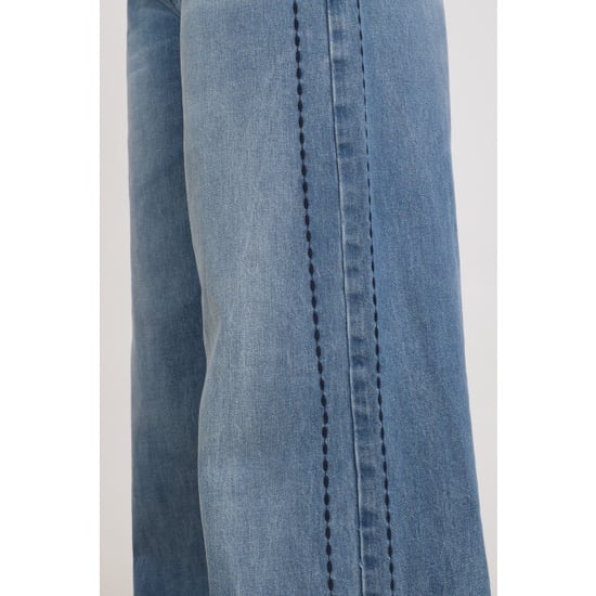 Nukus Nkf09118 298 stevi pants embroidery blue denim - Image 4