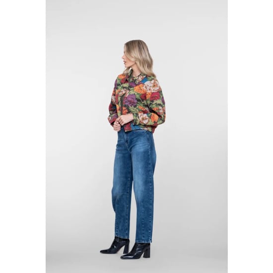 Geisha 61803-10 827 jeans barrel mid blue denim - Image 4
