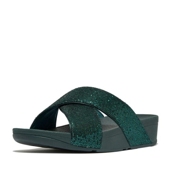 FitFlop Lulu cross slide glitterball metallic - Image 2