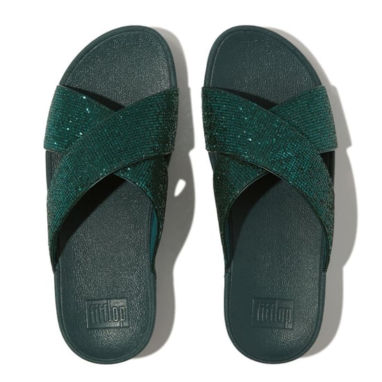 FitFlop Lulu cross slide glitterball metallic - Image 5