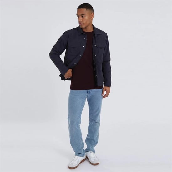Brave Soul Mens Jacket Full Zip Button Fastening Collared Jacket - Image 2