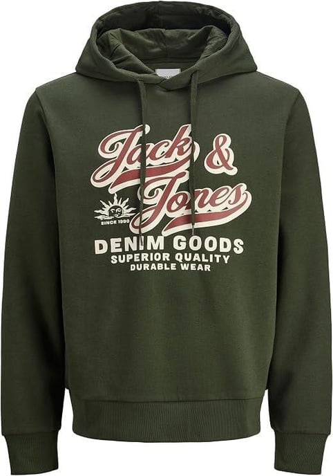 JACK & JONES Mens Big & Tall Plus Size Sweat Hoodie - Image 1