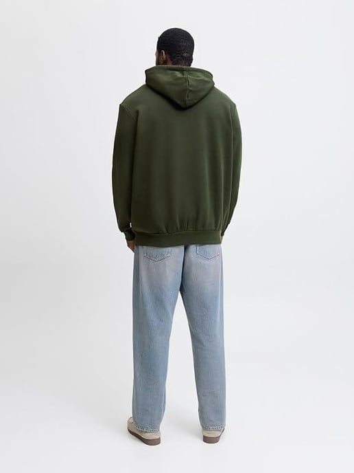 JACK & JONES Mens Big & Tall Plus Size Sweat Hoodie - Image 3