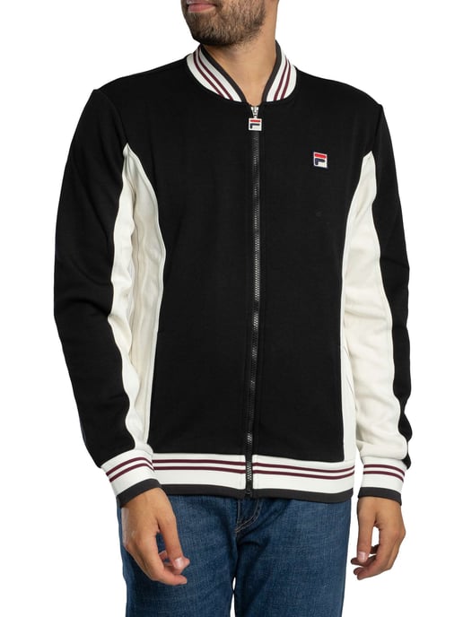 Fila Settanta Baseball Track Jacket, Black - Image 1